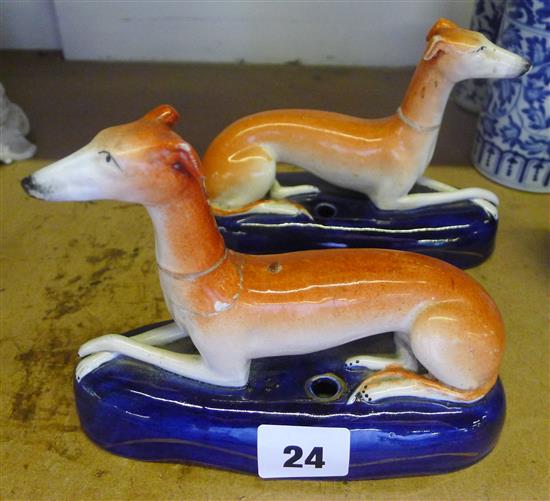 2 Staffs greyhound pen stands